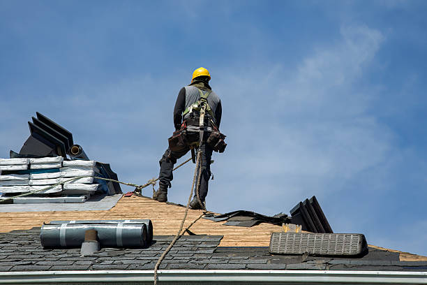 Professional Roofing technician working in Tannersville, VA